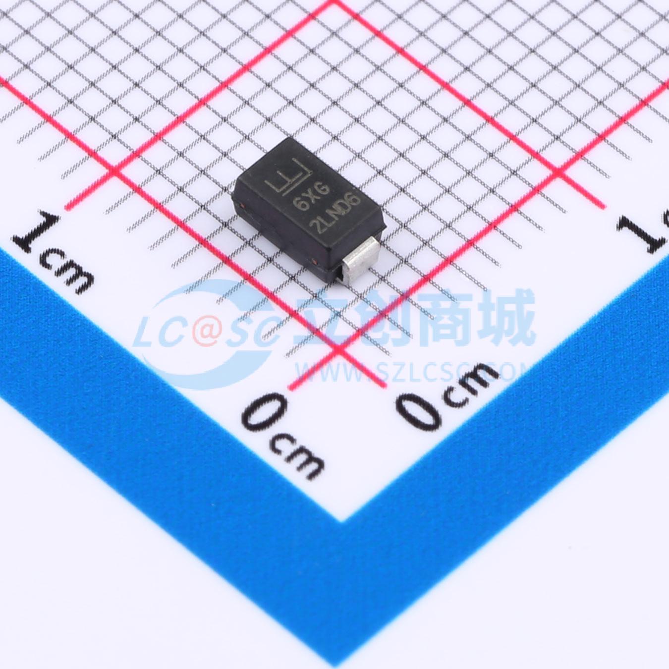 点击查看大图 SMA6J13CA实物图