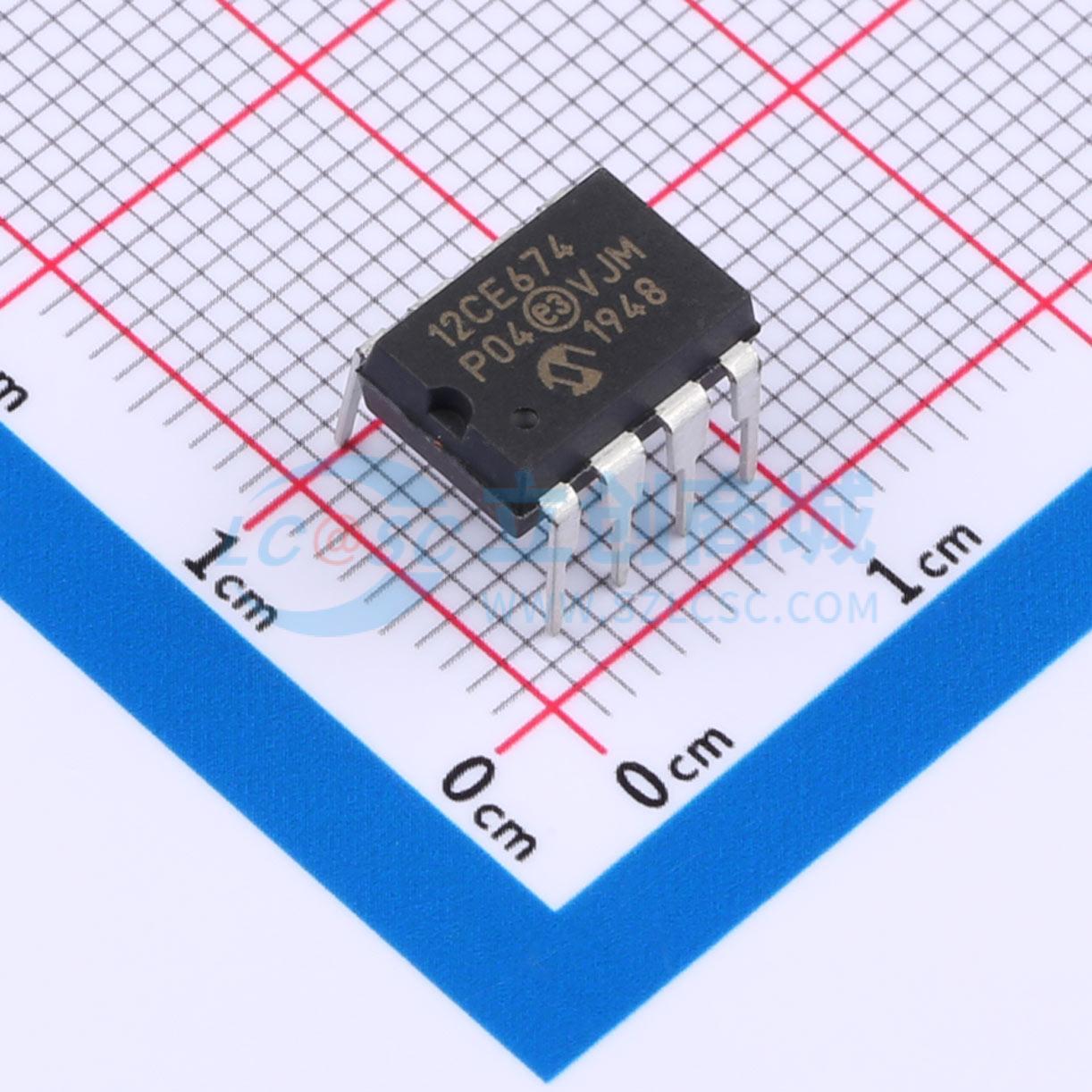 点击查看大图 PIC12CE674-04/P实物图