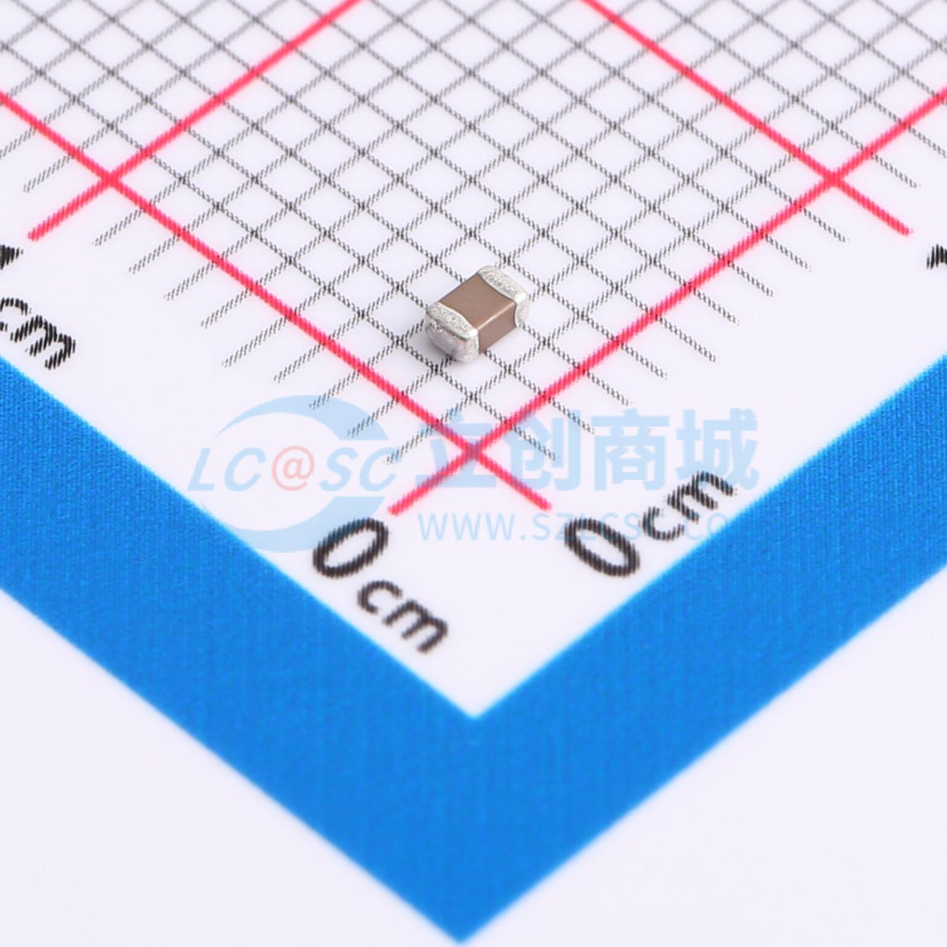 点击查看大图 TCC0805Y5V393M500DT实物图