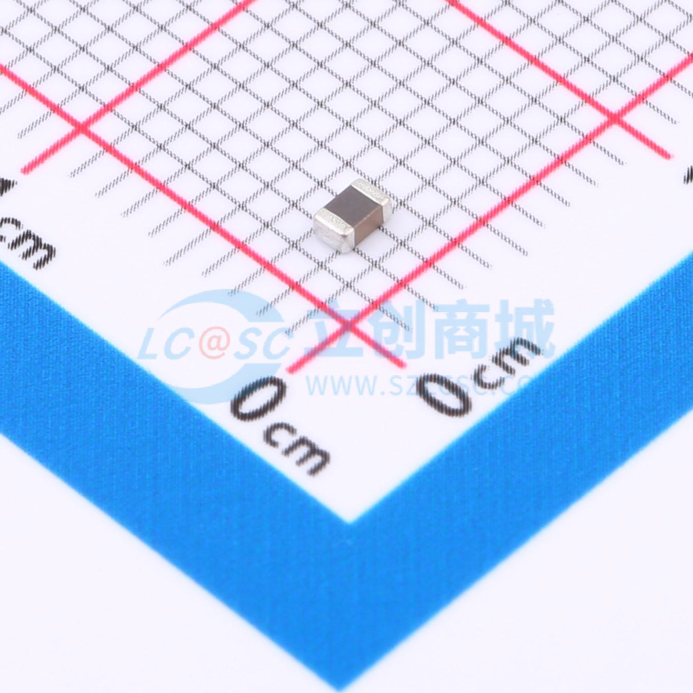 点击查看大图 TCC0805X7R821K500DTS实物图