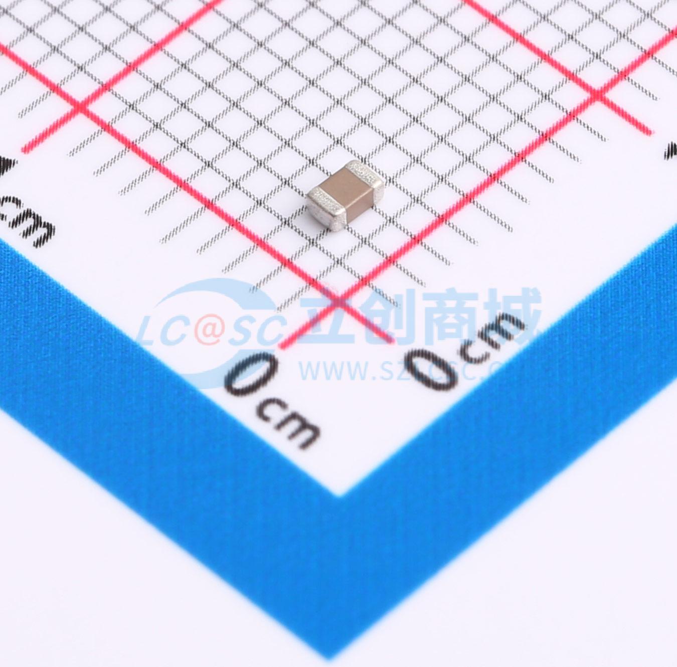 点击查看大图 TCC0805X7R201K500DT实物图
