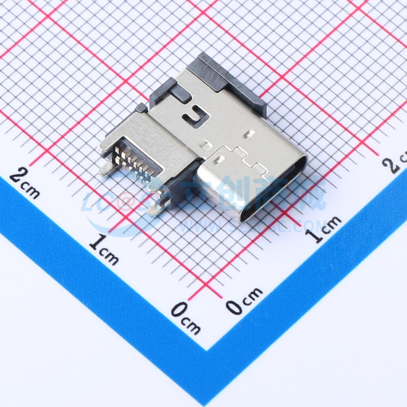 点击查看大图 HC-TYPE-C-16P-FLS7.2-5A-11实物图