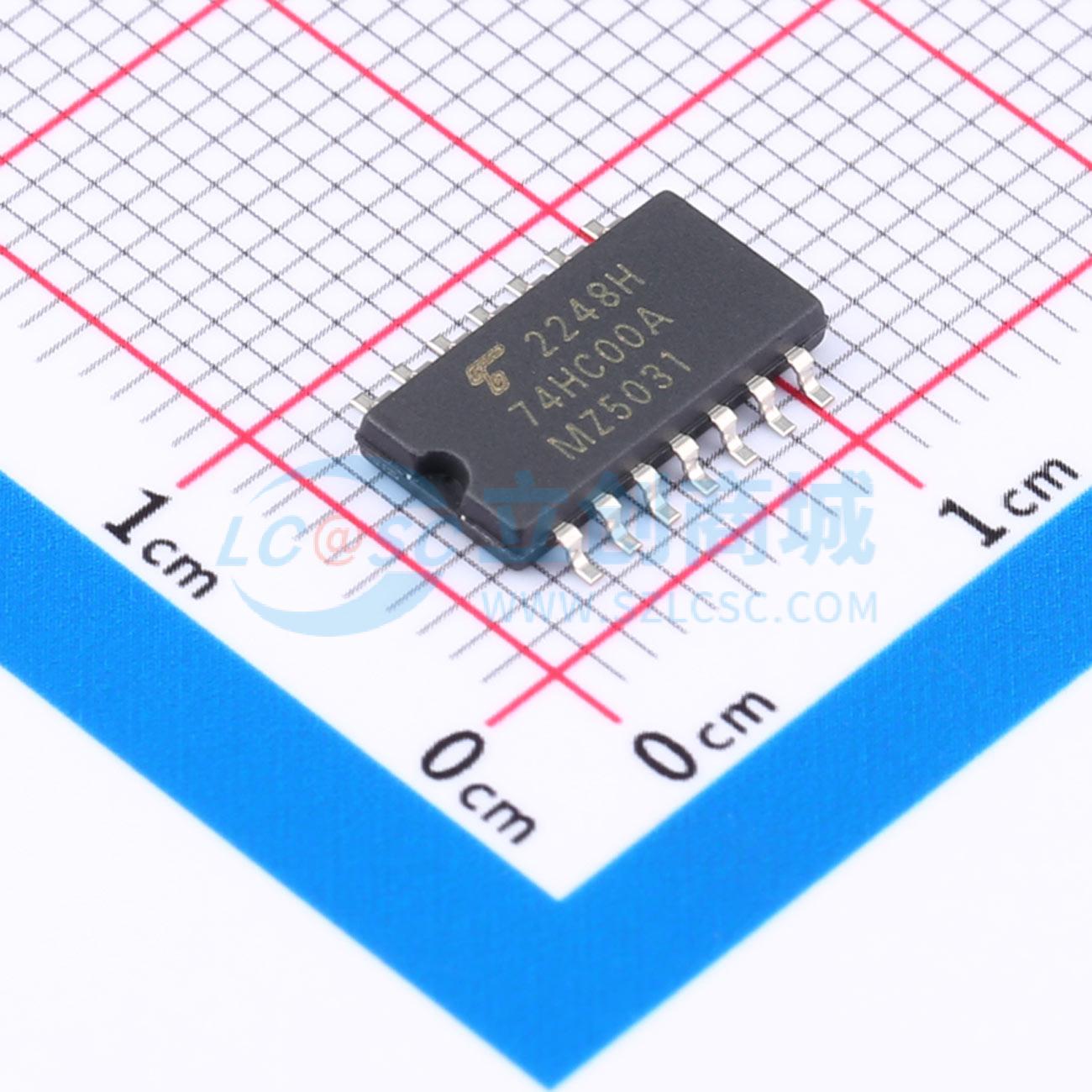点击查看大图 TC74HC00AF(EL,F)实物图