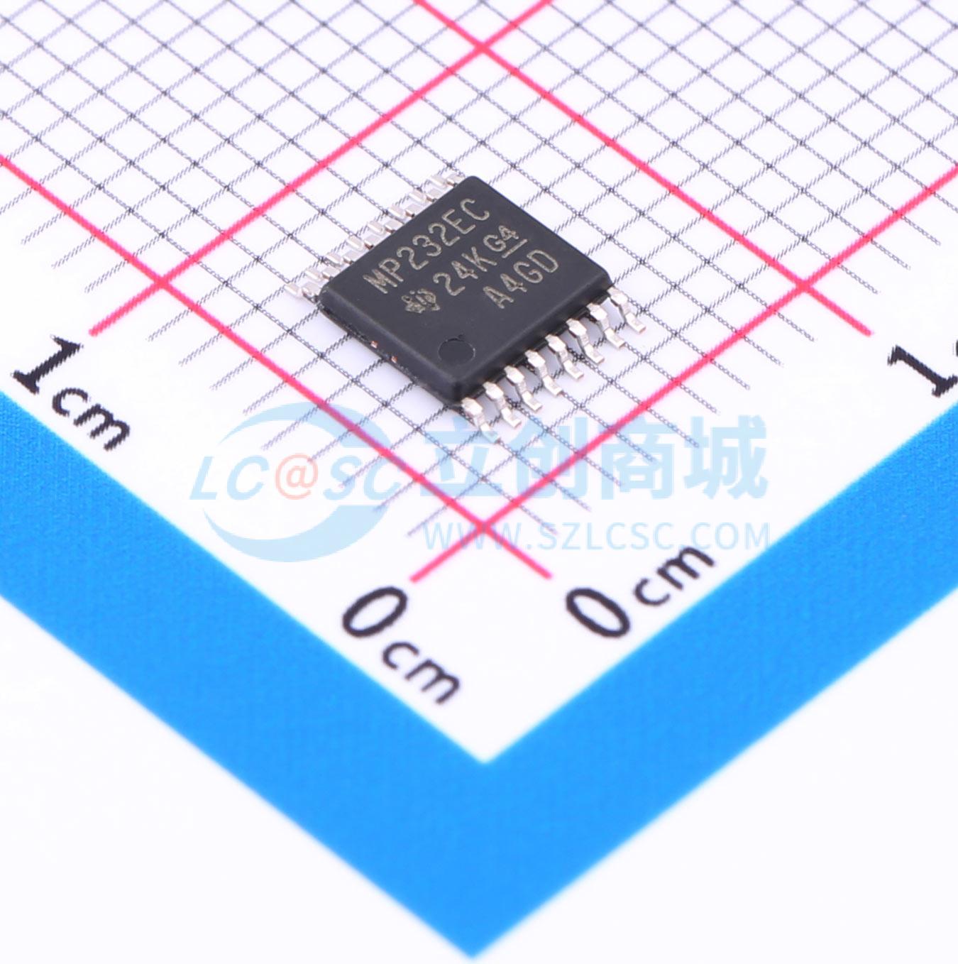 点击查看大图 MAX3232ECPW实物图