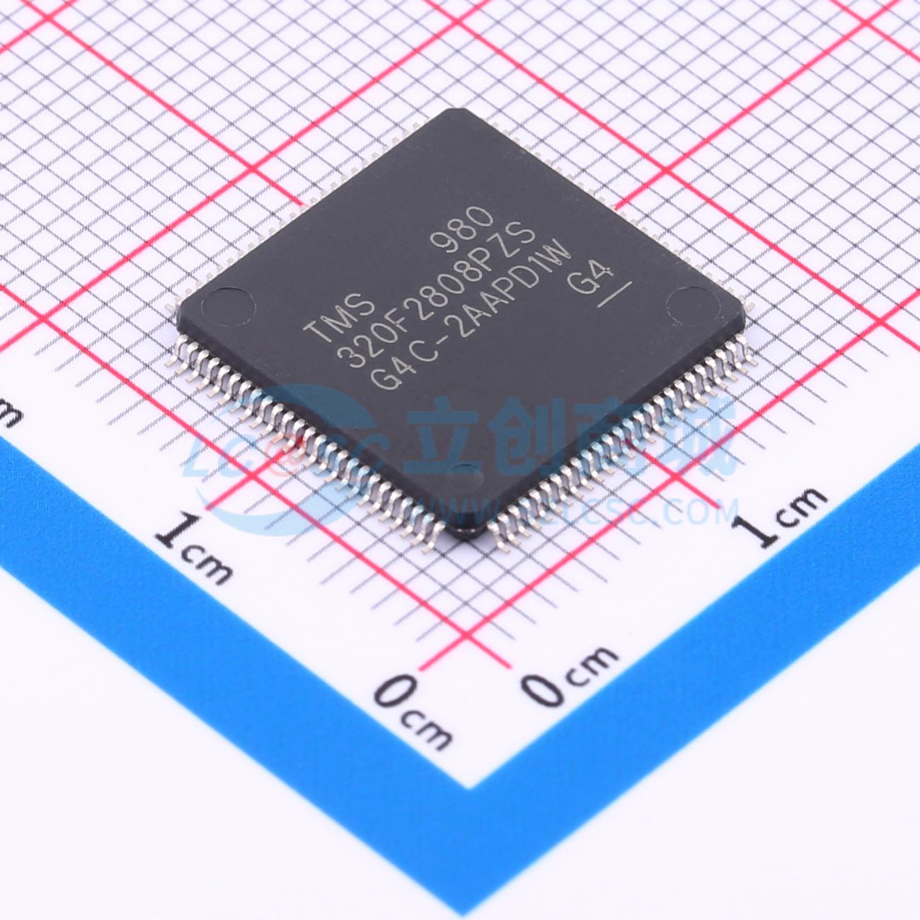 TMS320F2808PZS实物图