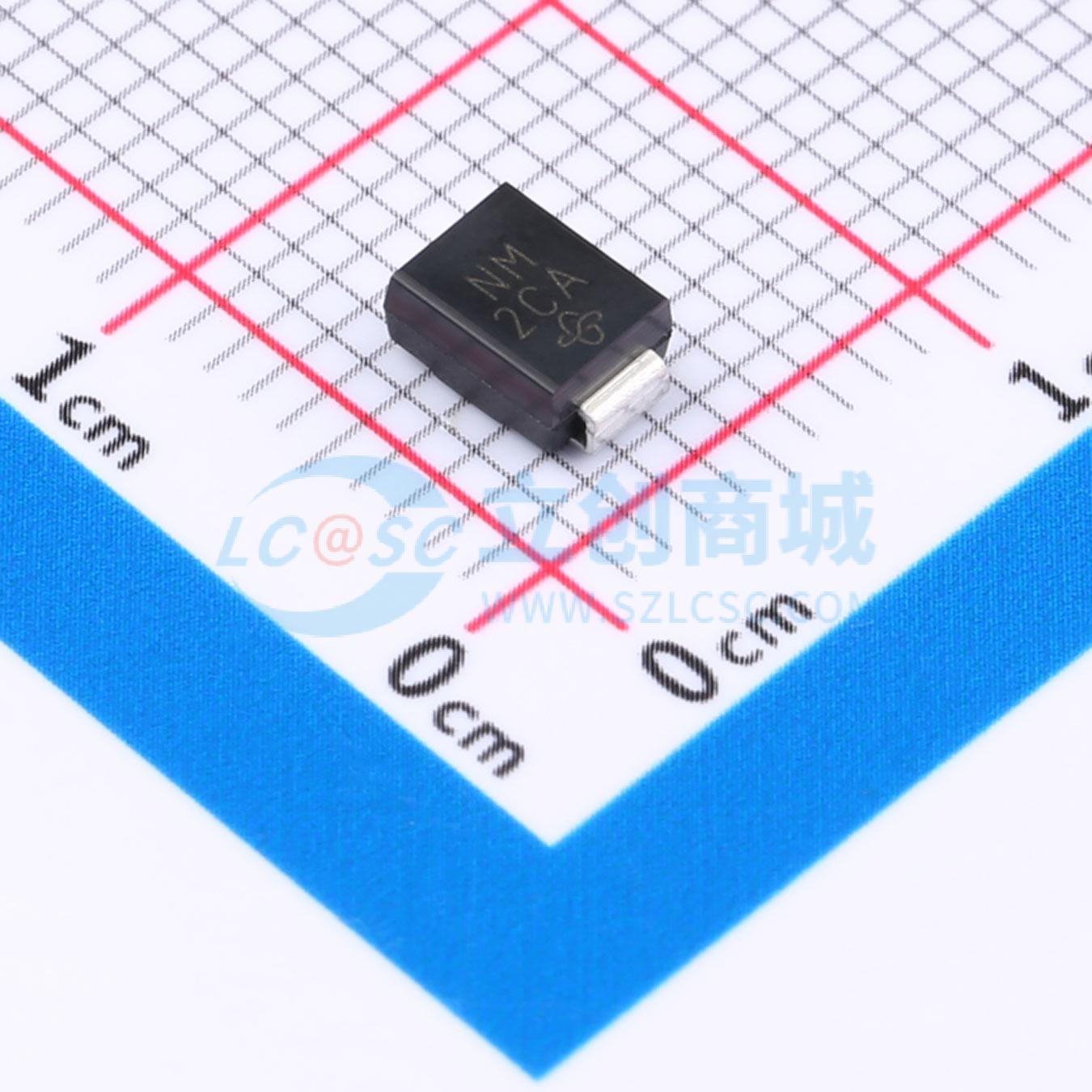点击查看大图 SMBJ64CA-E3/52实物图