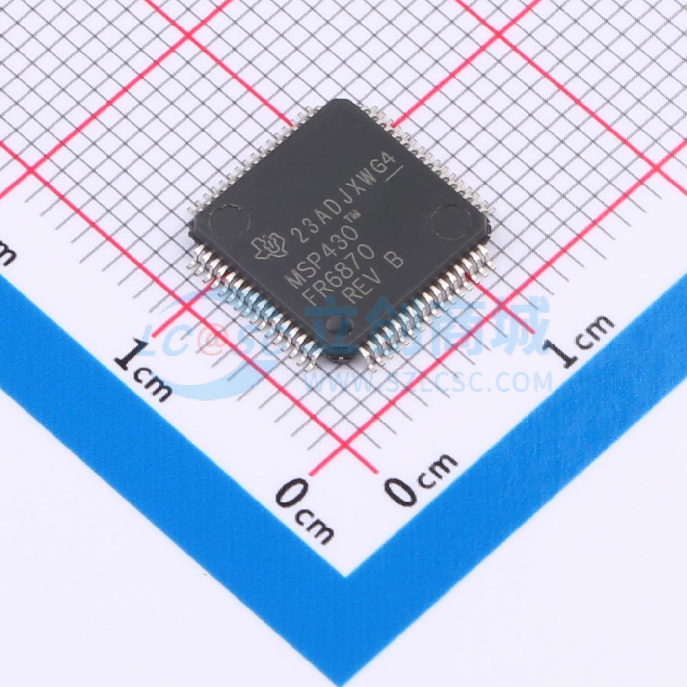 MSP430FR6870IPMR实物图