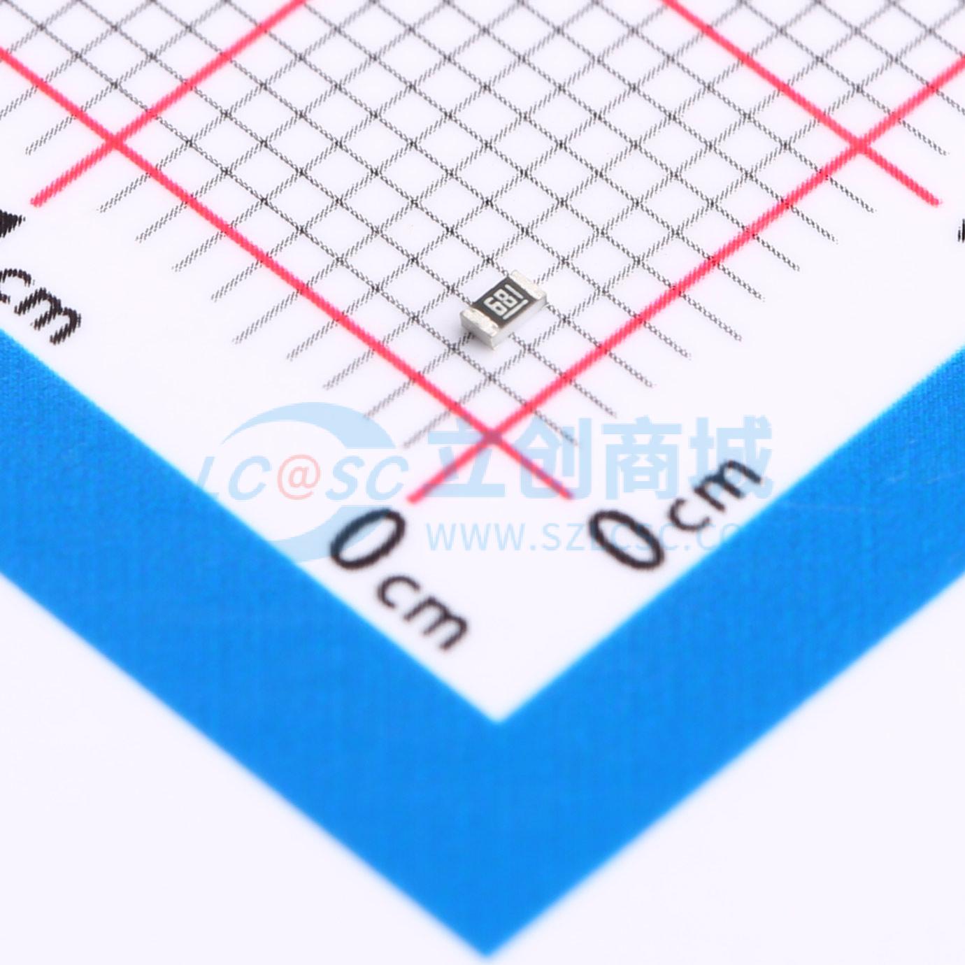 点击查看大图 CRGCQ0603F680R实物图