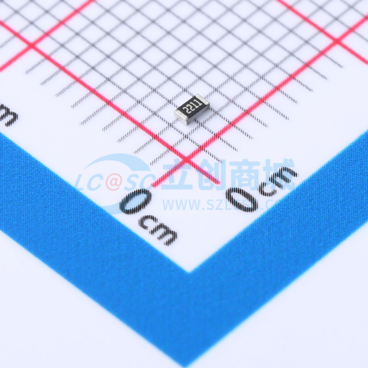 点击查看大图 CRCW06032K21FKEAC实物图