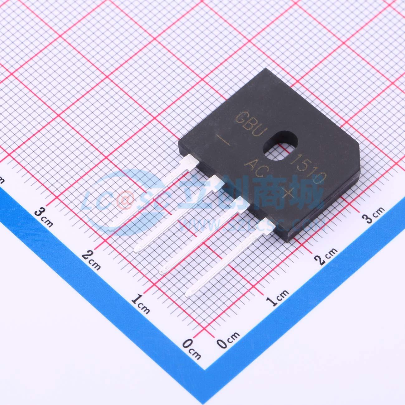 点击查看大图 GBU1510实物图