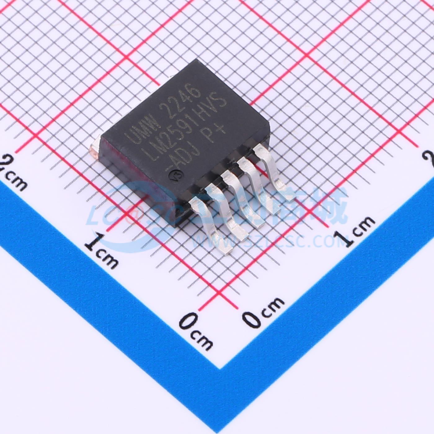 点击查看大图 LM2591HVS-ADJ(UMW)实物图