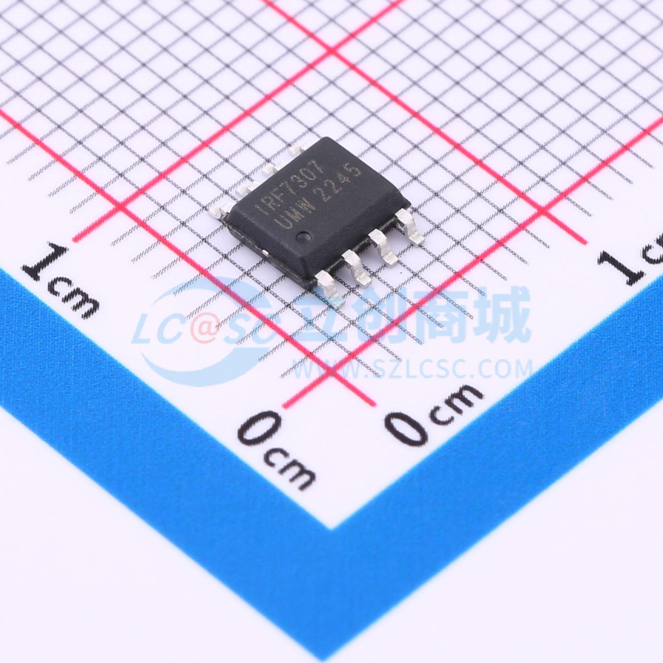 点击查看大图 IRF7307TR(UMW)实物图