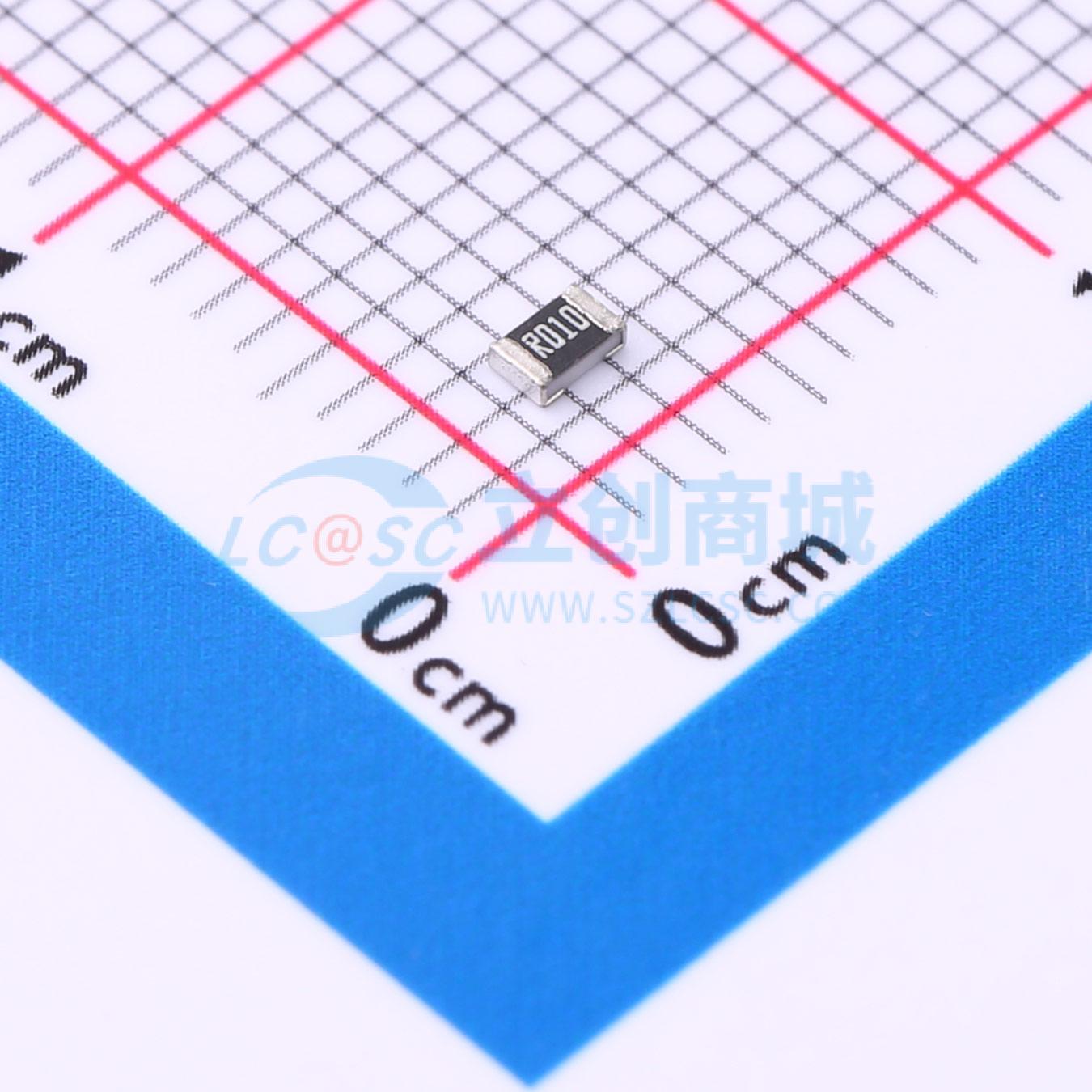 点击查看大图 CR0805J8R010G实物图