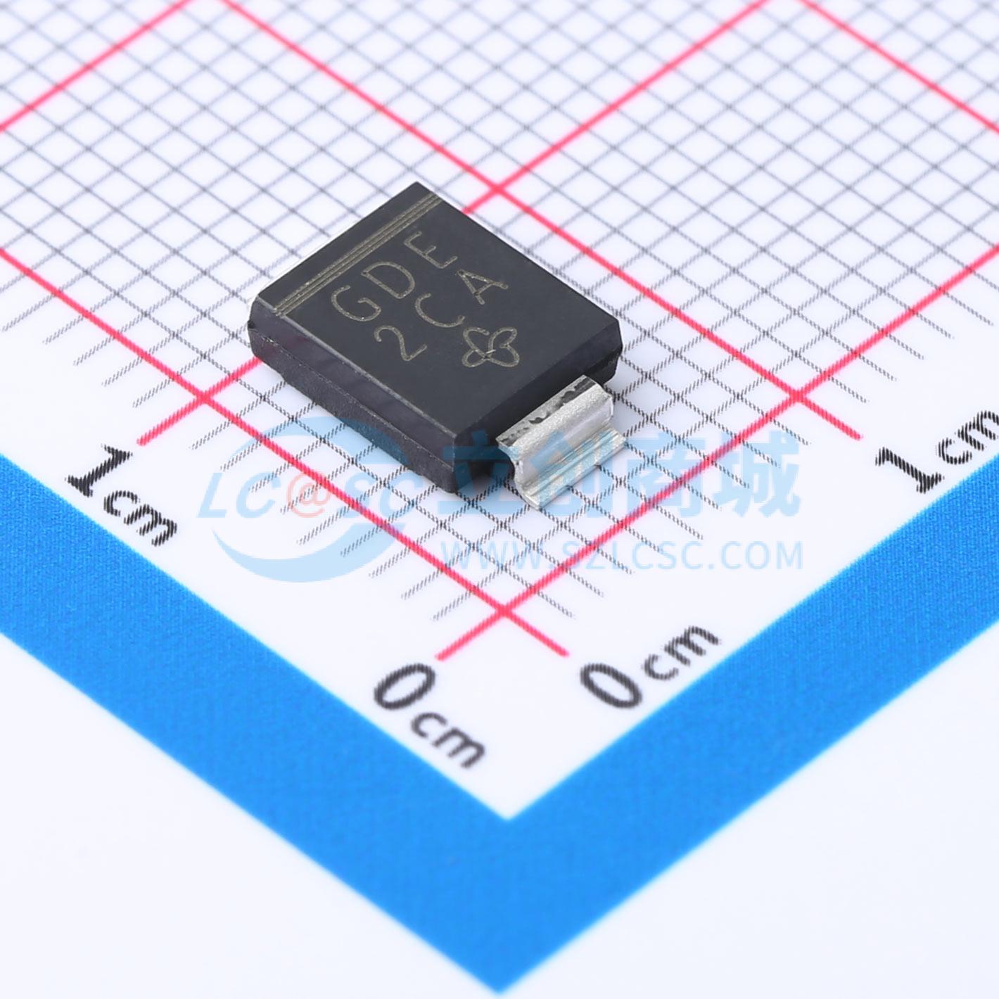 点击查看大图 SMCG5.0A-E3/57T实物图