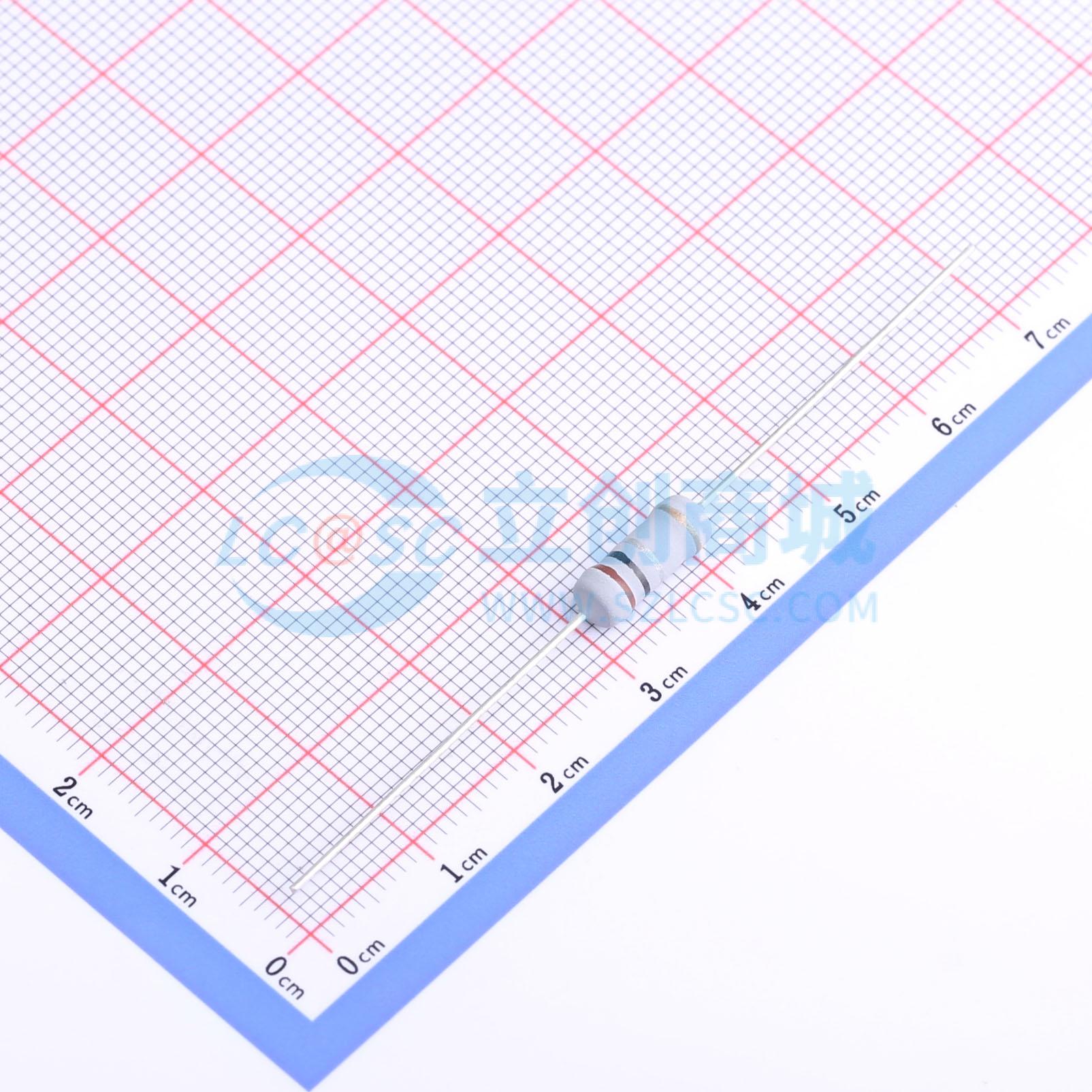 点击查看大图 MO1W-0Ω1±5%-TT63实物图