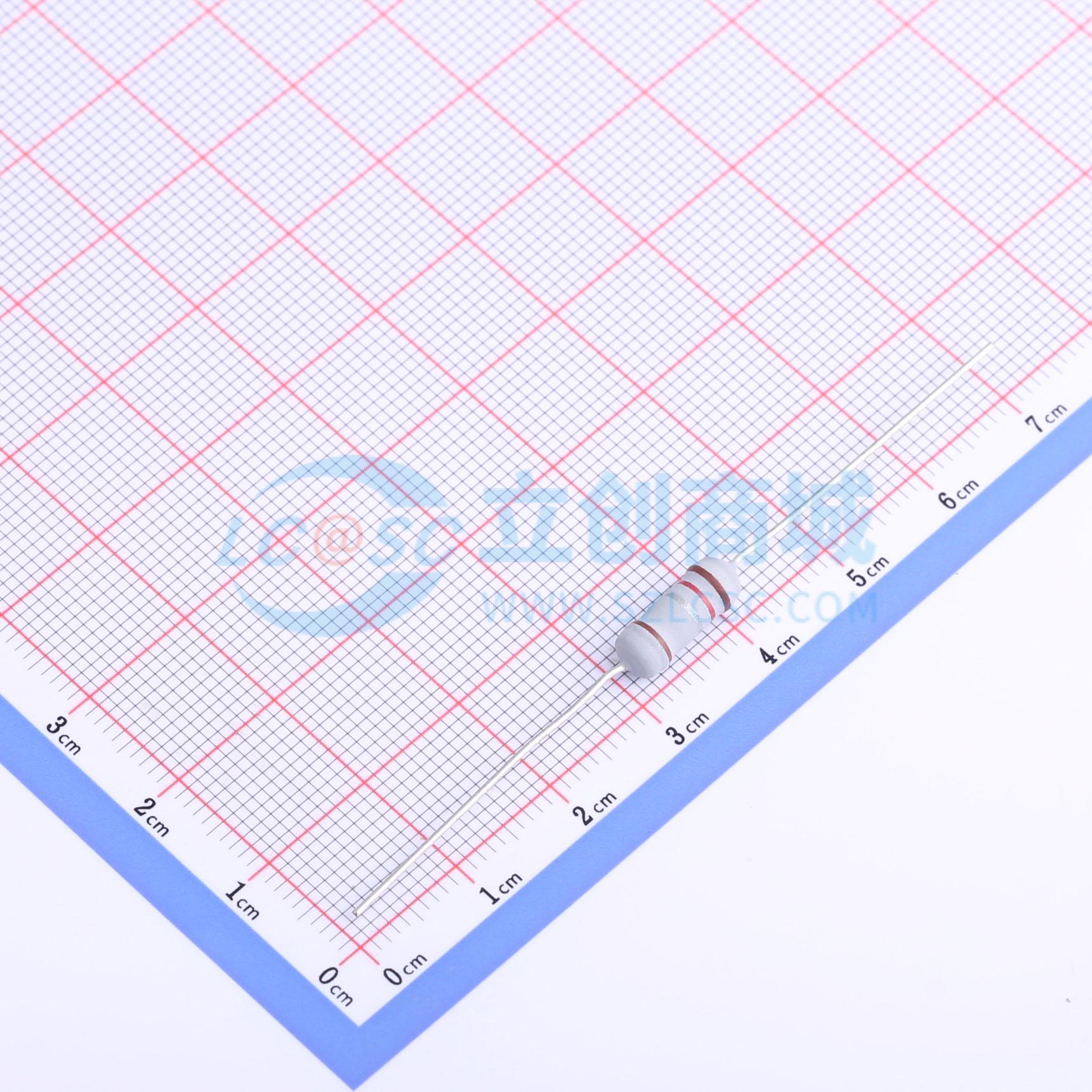 点击查看大图 MO1W-0Ω12±1%-6T63实物图