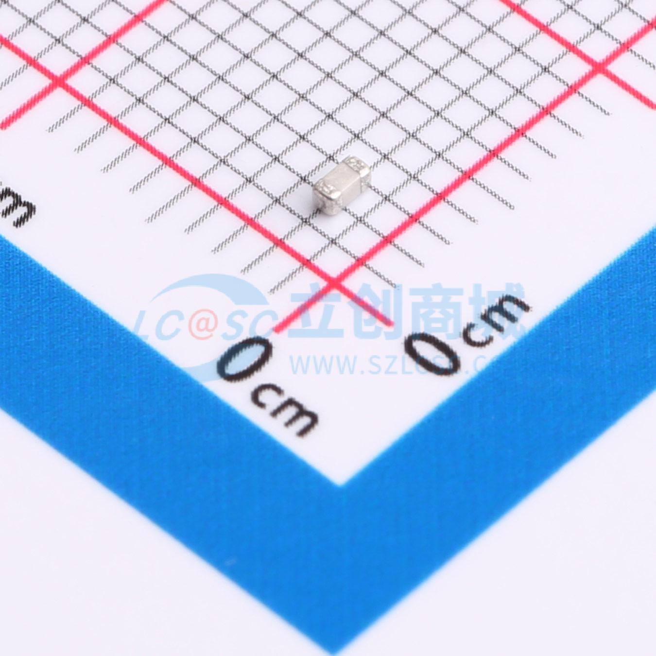 点击查看大图 AC0603JRNPO0BN100实物图