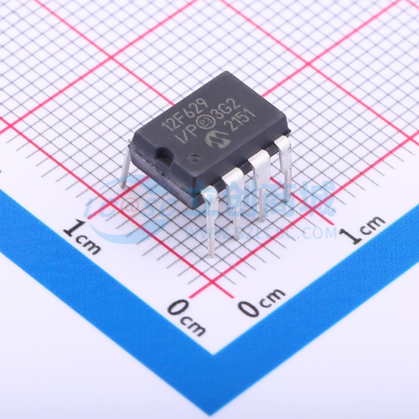 PIC12F629-I/P实物图