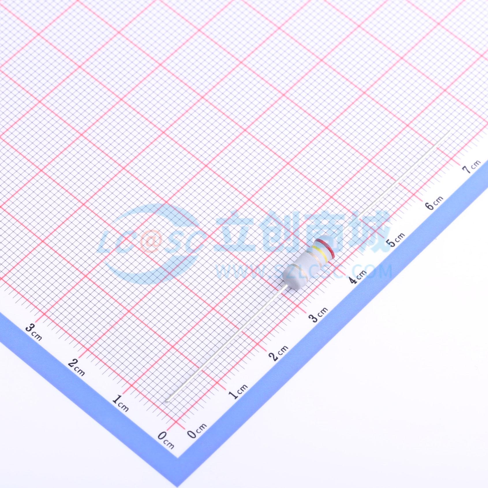 点击查看大图 MO1W-2Ω4±5%-6T63实物图