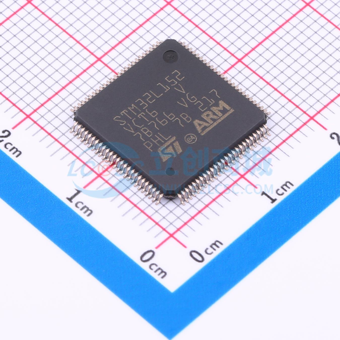 点击查看大图 STM32L152VCT6实物图