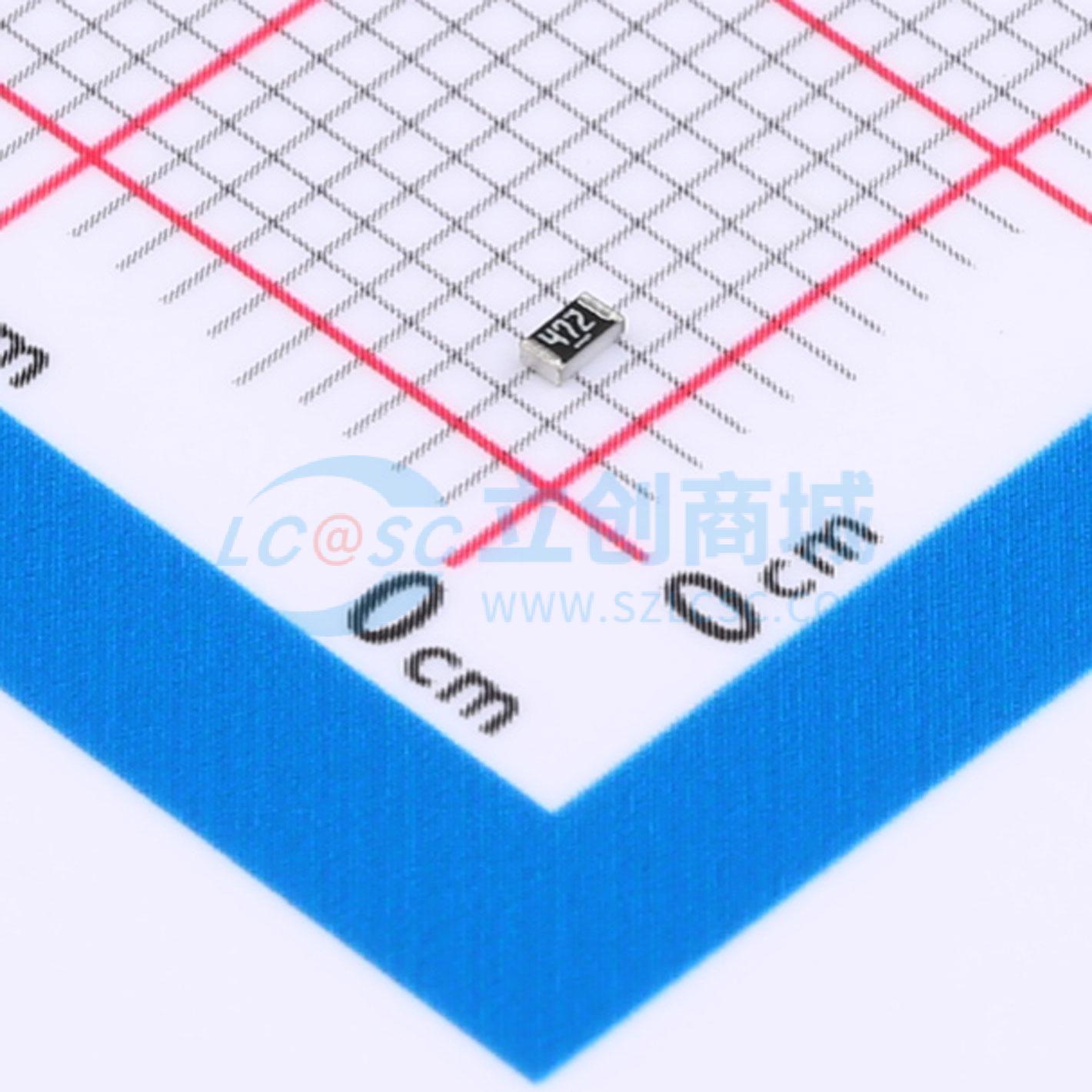 点击查看大图 RT0603BRE074K7L实物图