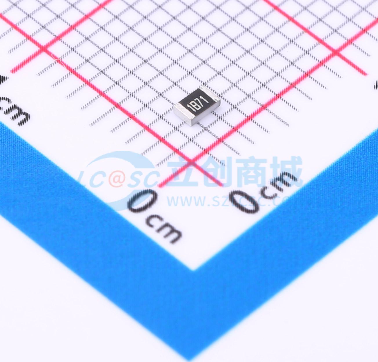 点击查看大图 0805W8F1871T5E实物图