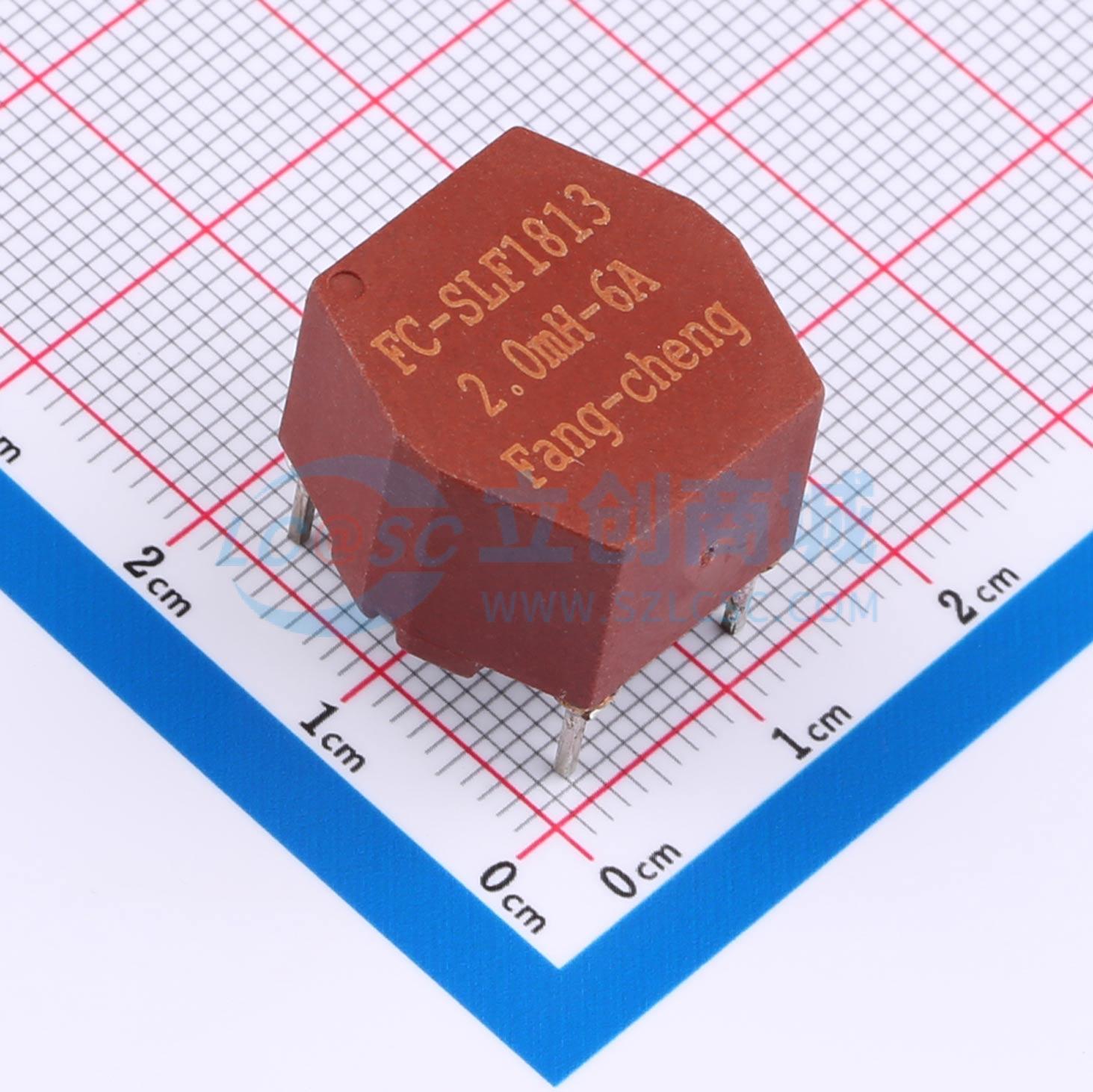 点击查看大图 FC-SLF1813-2mH-6.0A-LF实物图