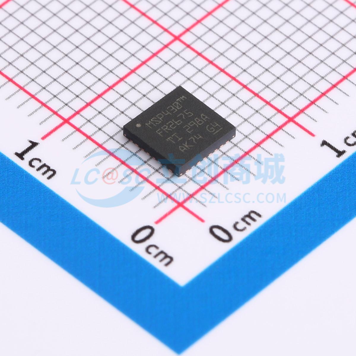 点击查看大图 MSP430FR2675TRHBR实物图