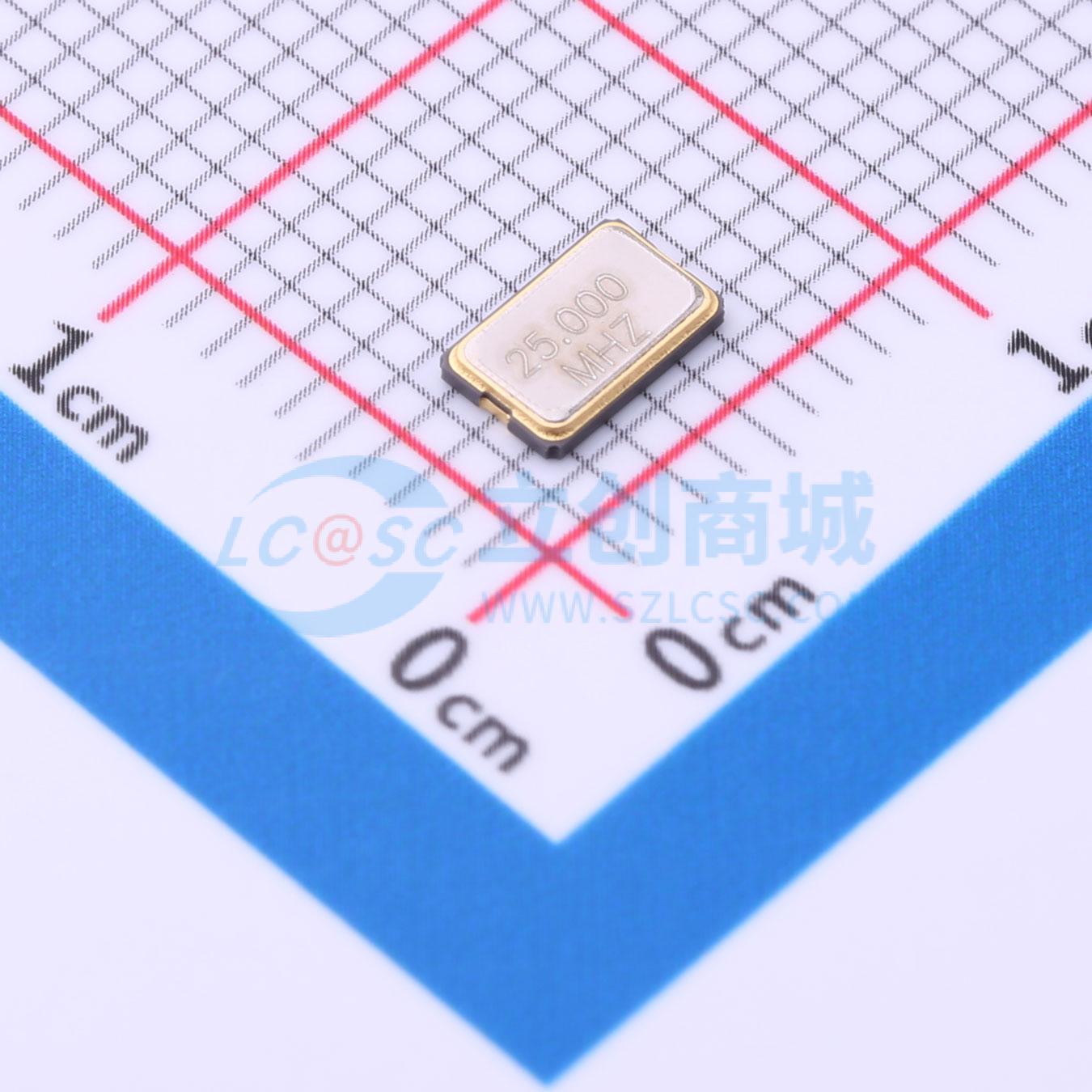 点击查看大图 5032 25M 20PF 20PPM 2P实物图