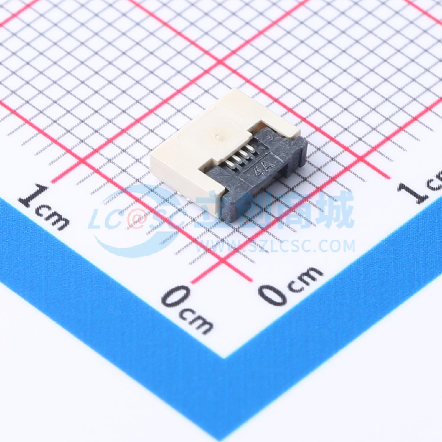 点击查看大图 KH-FG0.5-H2.0-4P-SMT实物图