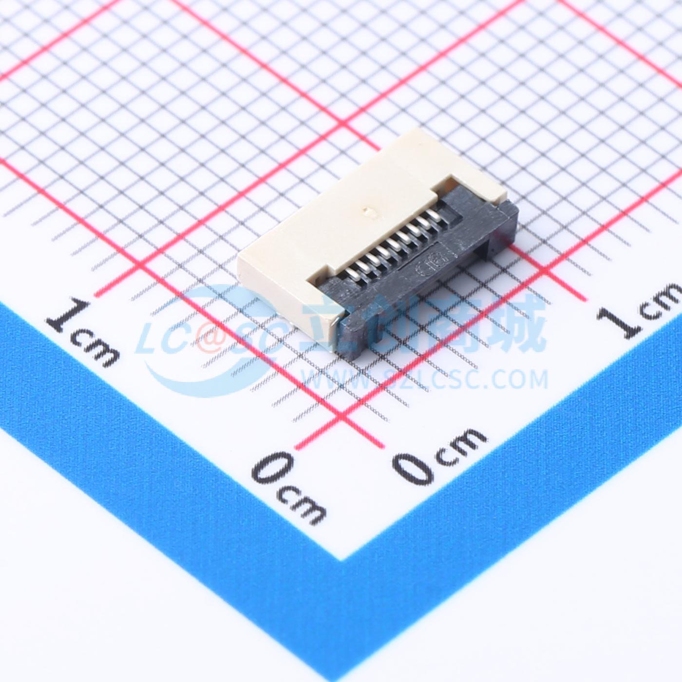 点击查看大图 KH-FG0.5-H2.0-9P-SMT实物图