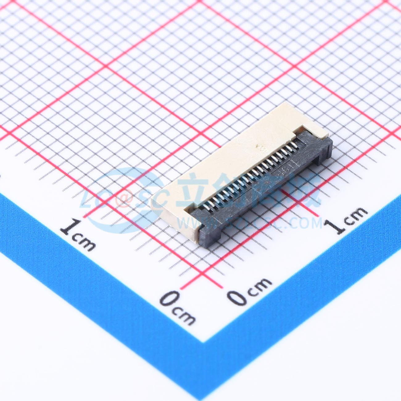 点击查看大图 KH-FG0.5-H2.0-19P-SMT实物图
