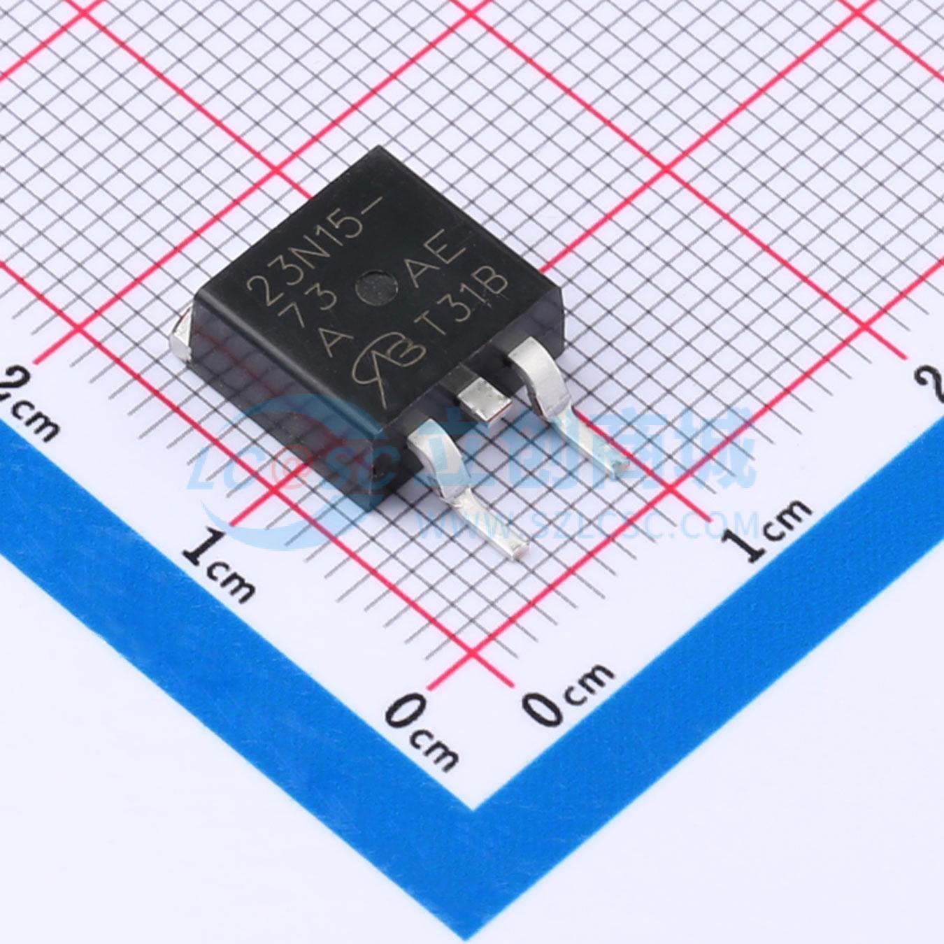 点击查看大图 SUM23N15-73-GE3-VB实物图