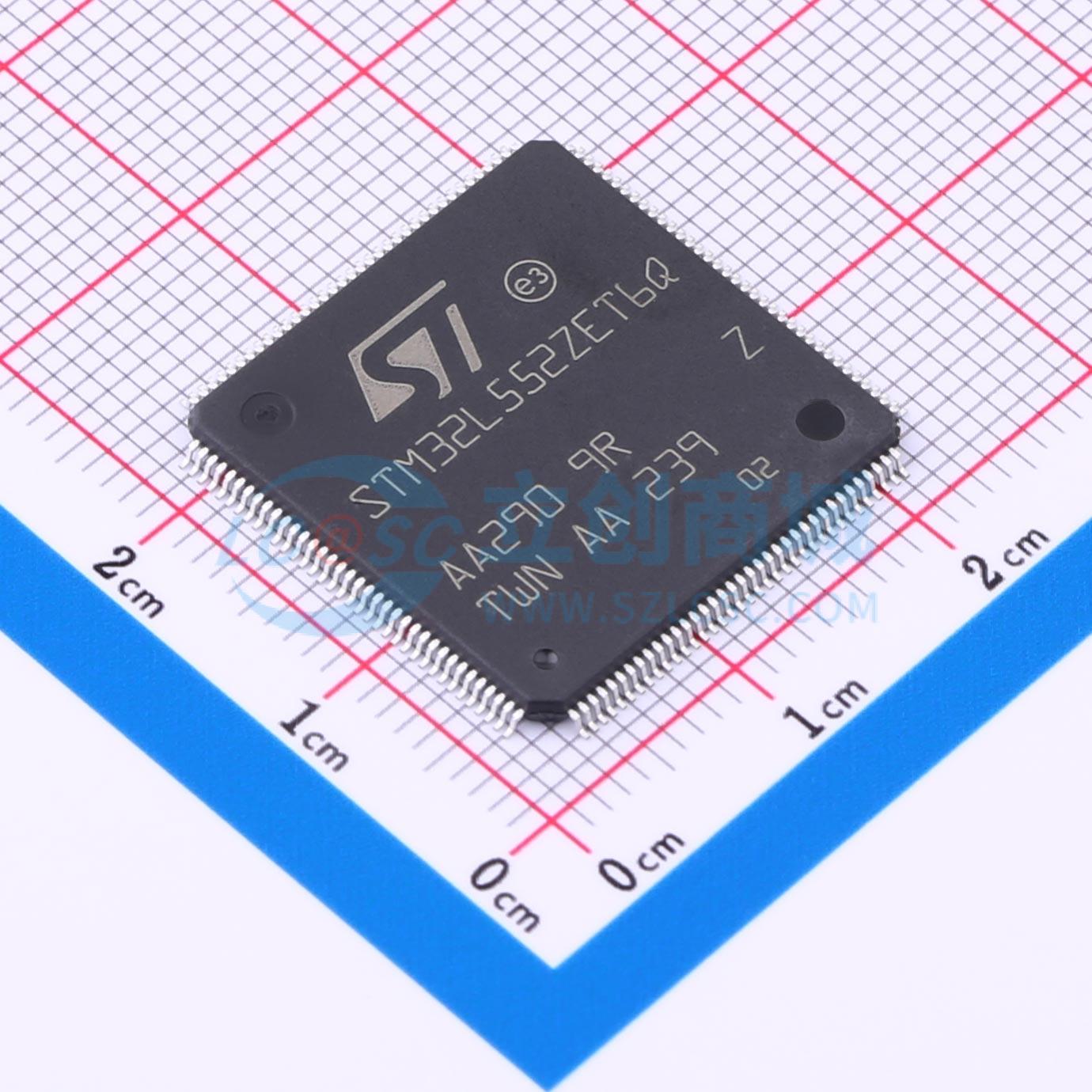 点击查看大图 STM32L552ZET6Q实物图
