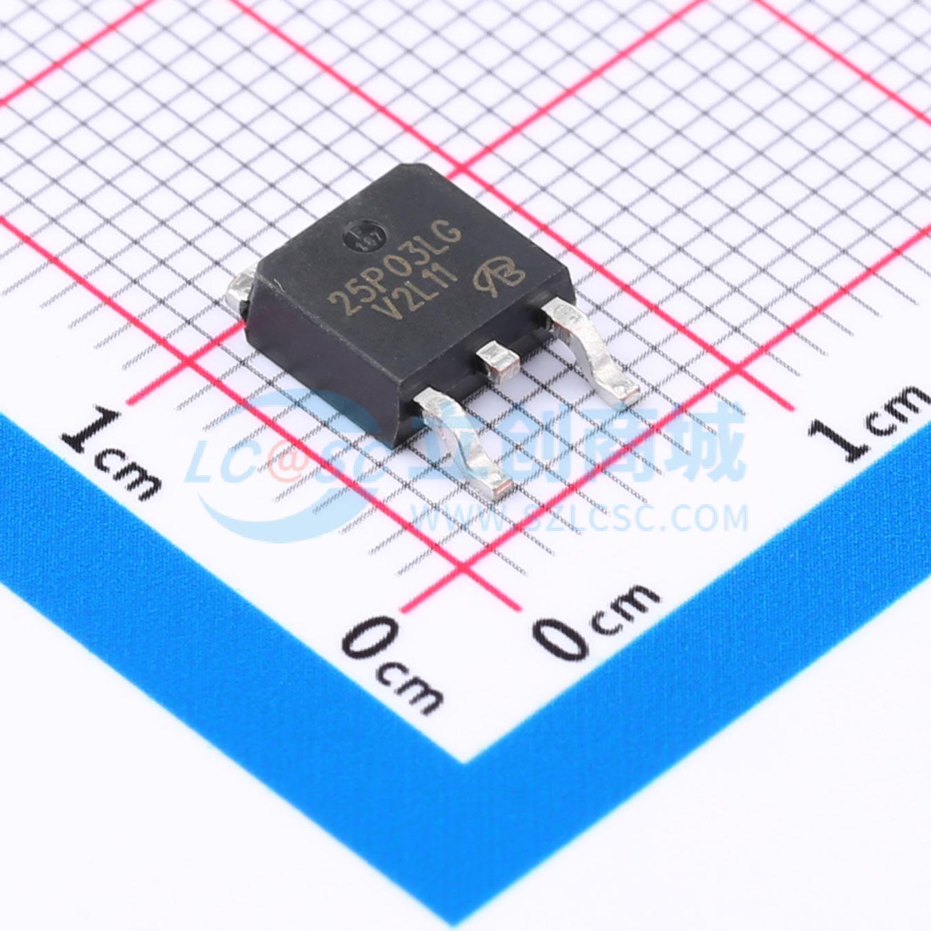 点击查看大图 NTD25P03LT4G-VB实物图