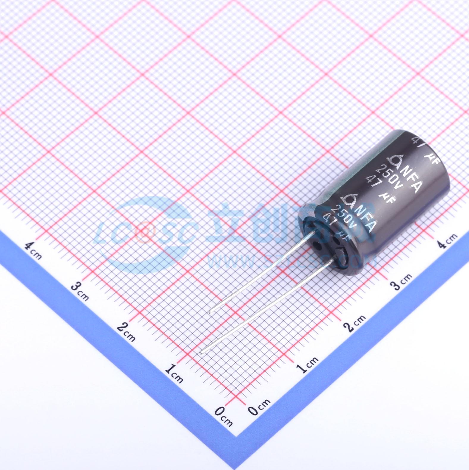 NFA 250V47 12.5*20实物图