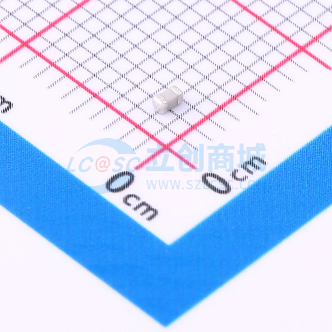 点击查看大图 CC0603MRX7R9BB101实物图