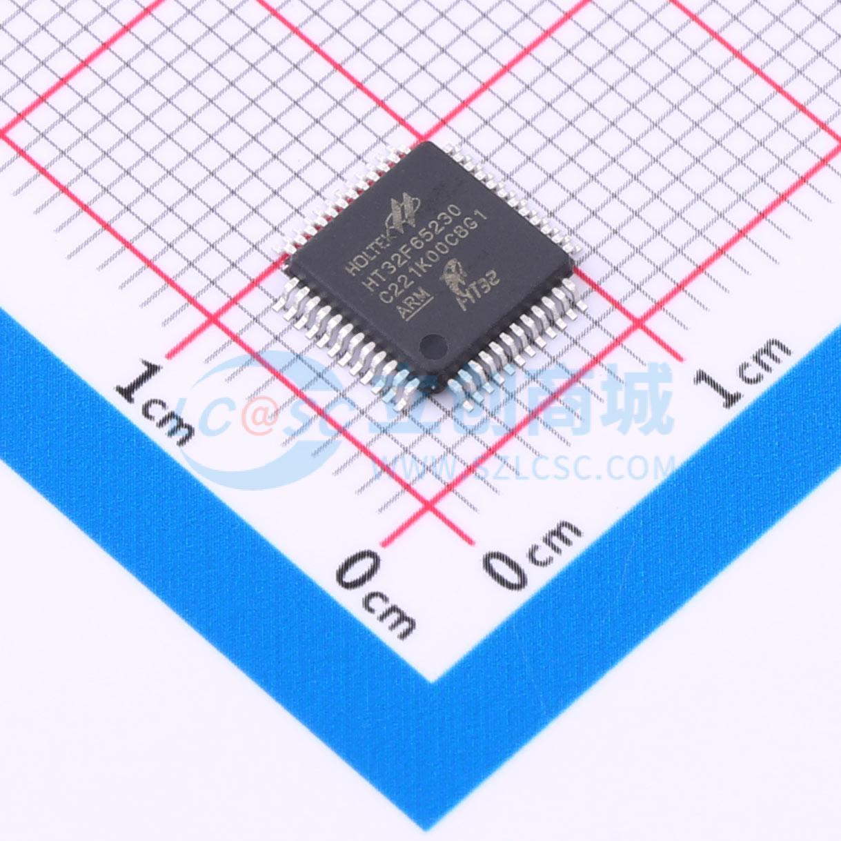 点击查看大图 HT32F65230-48LQFP实物图