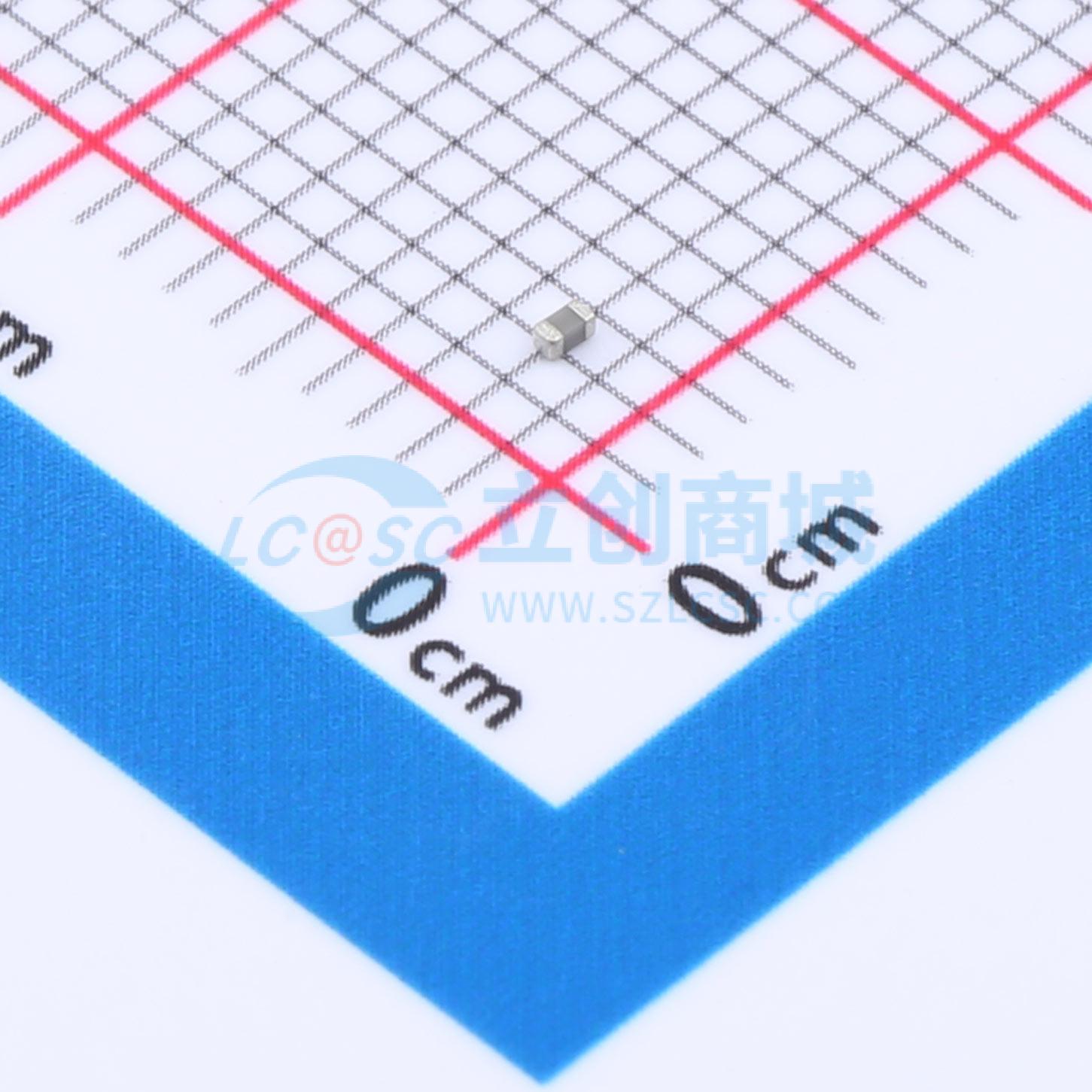 点击查看大图 TCC0402COG201J500AT实物图
