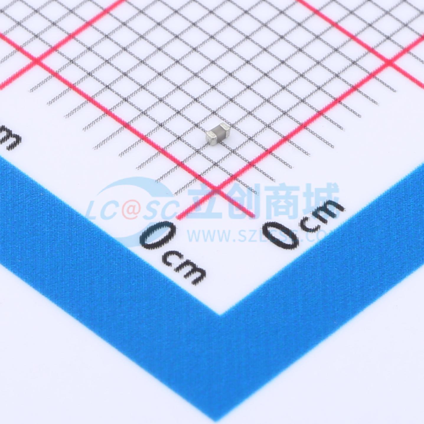 点击查看大图 TCC0402COG0R5B500AT实物图