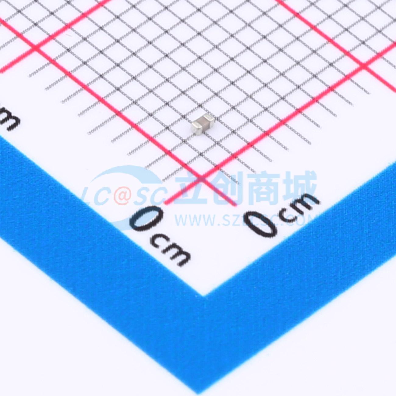 点击查看大图 TCC0402COG7R0C500AT实物图