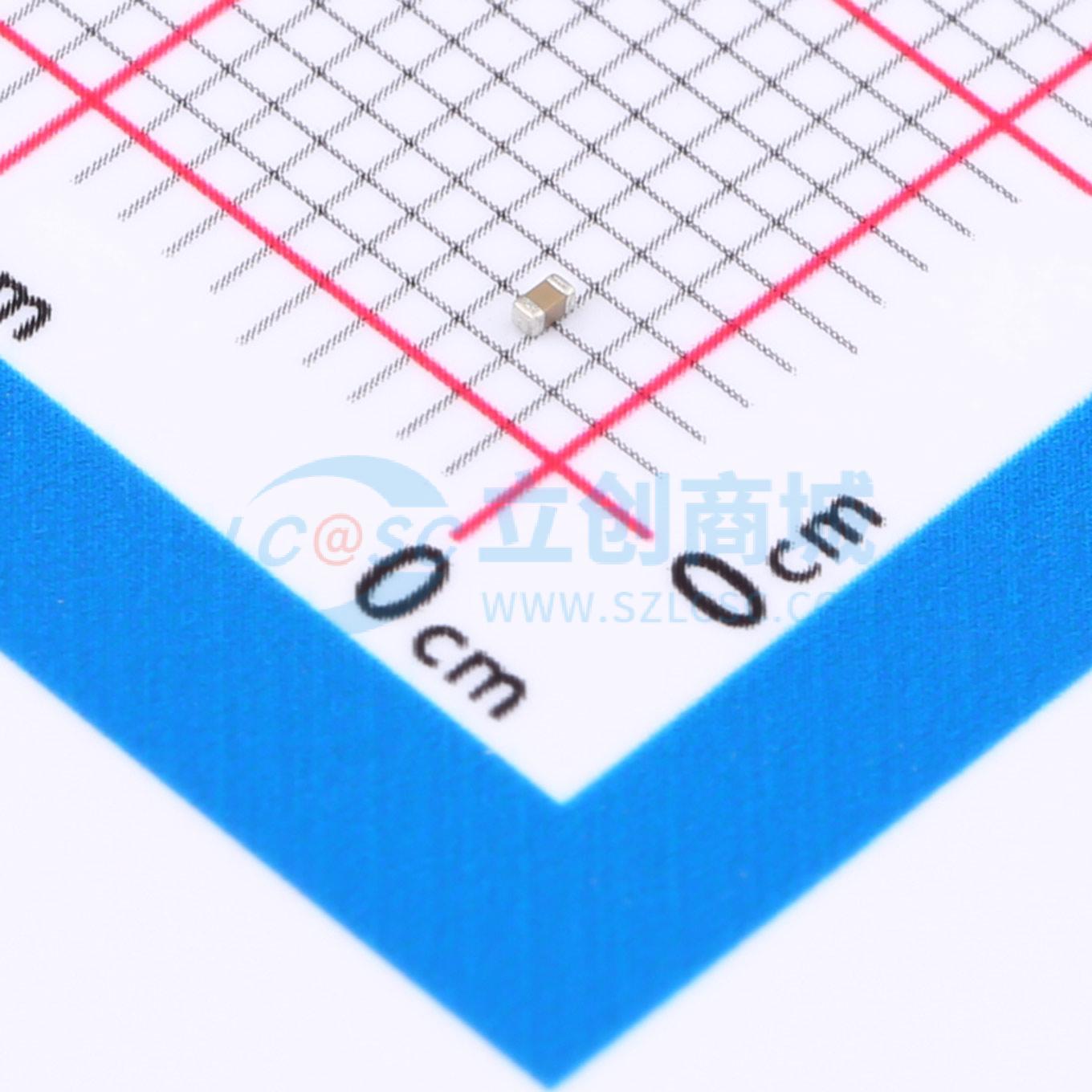 点击查看大图 TCC0402X7R562K500AT实物图