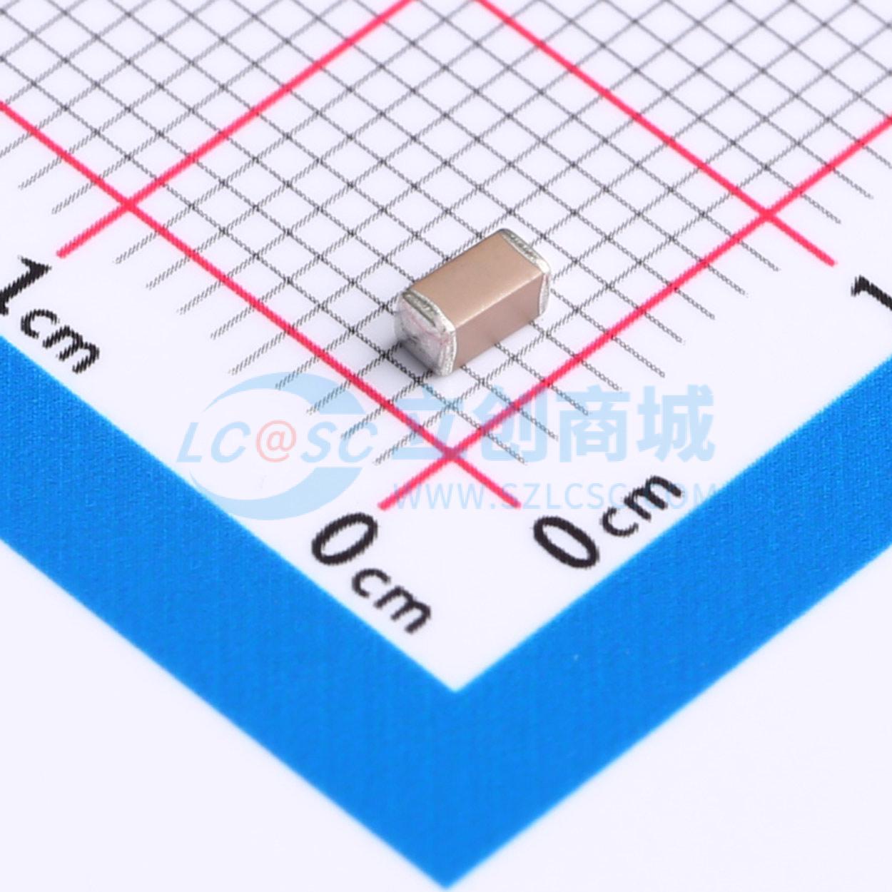 点击查看大图 TCC1206X7R105K101HTA实物图