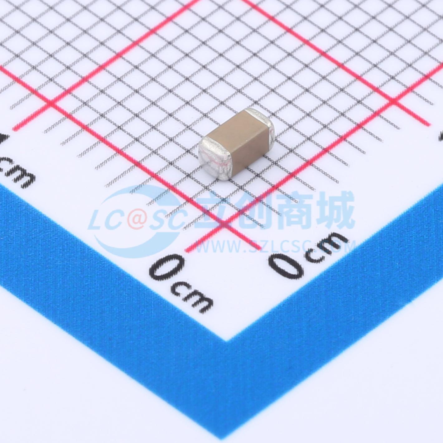 点击查看大图 TCC1206X7R104K501HT实物图