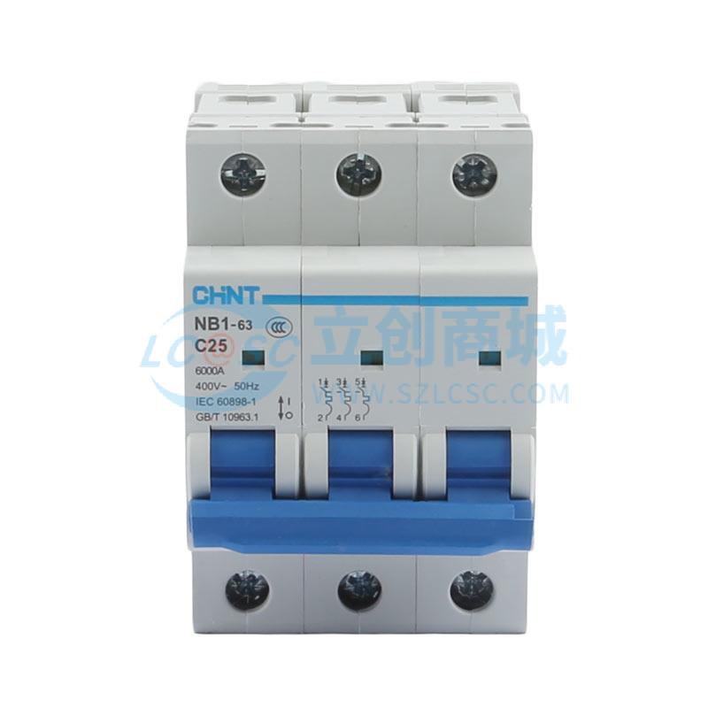 NB1-63 3P C25 6kA(R)实物图