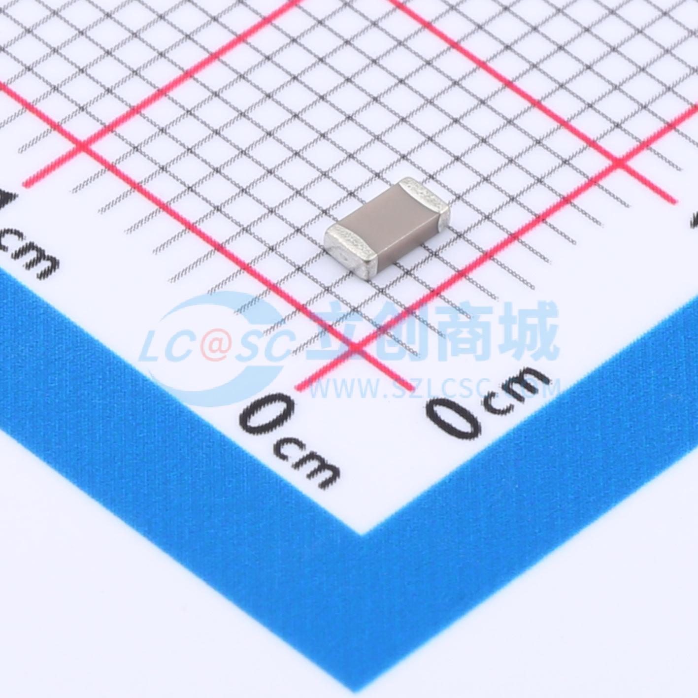 点击查看大图 TCC1206COG1R8C500DT实物图