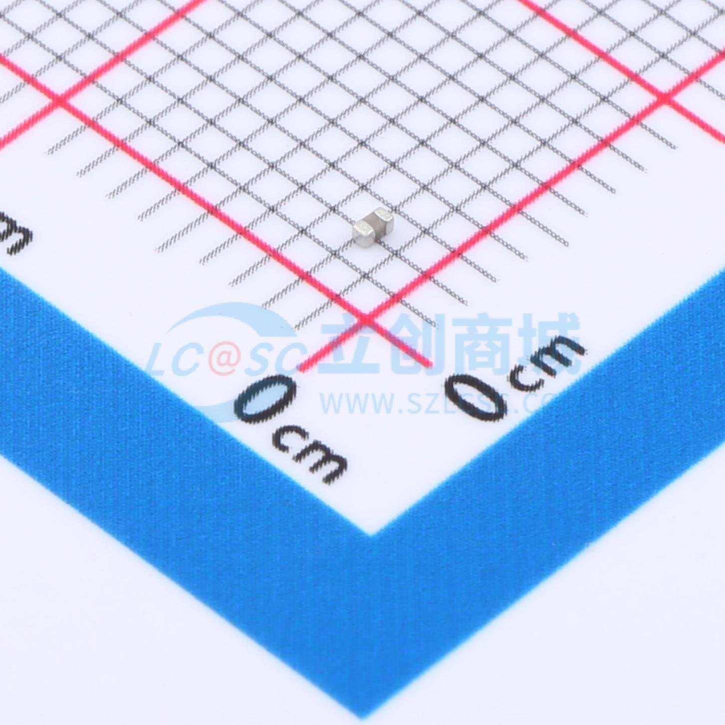 点击查看大图 TCC0402COG3R6C500AT实物图