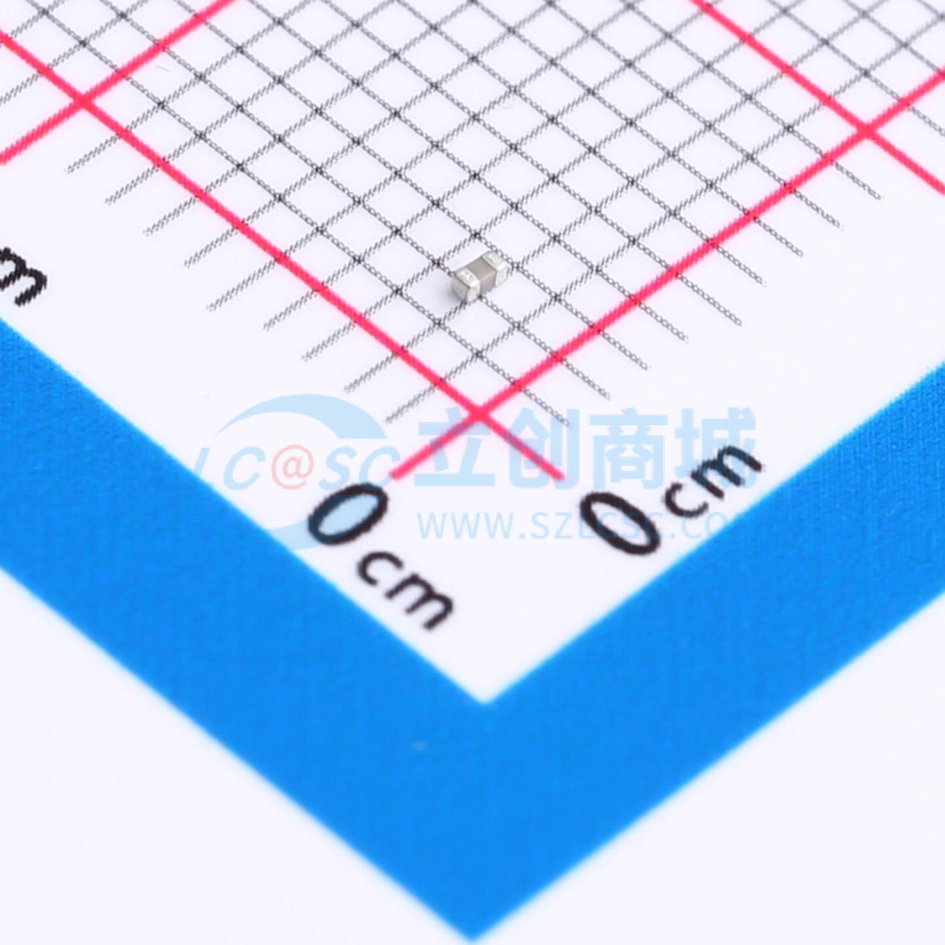 点击查看大图 TCC0402COG220G500AT实物图
