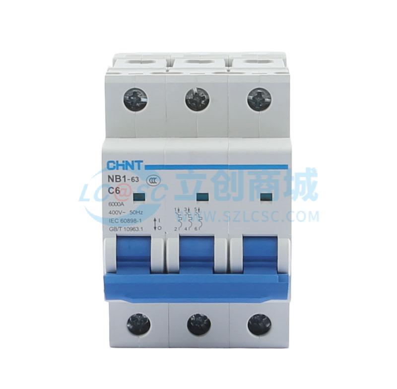 NB1-63 3P C6 6kA(R)实物图