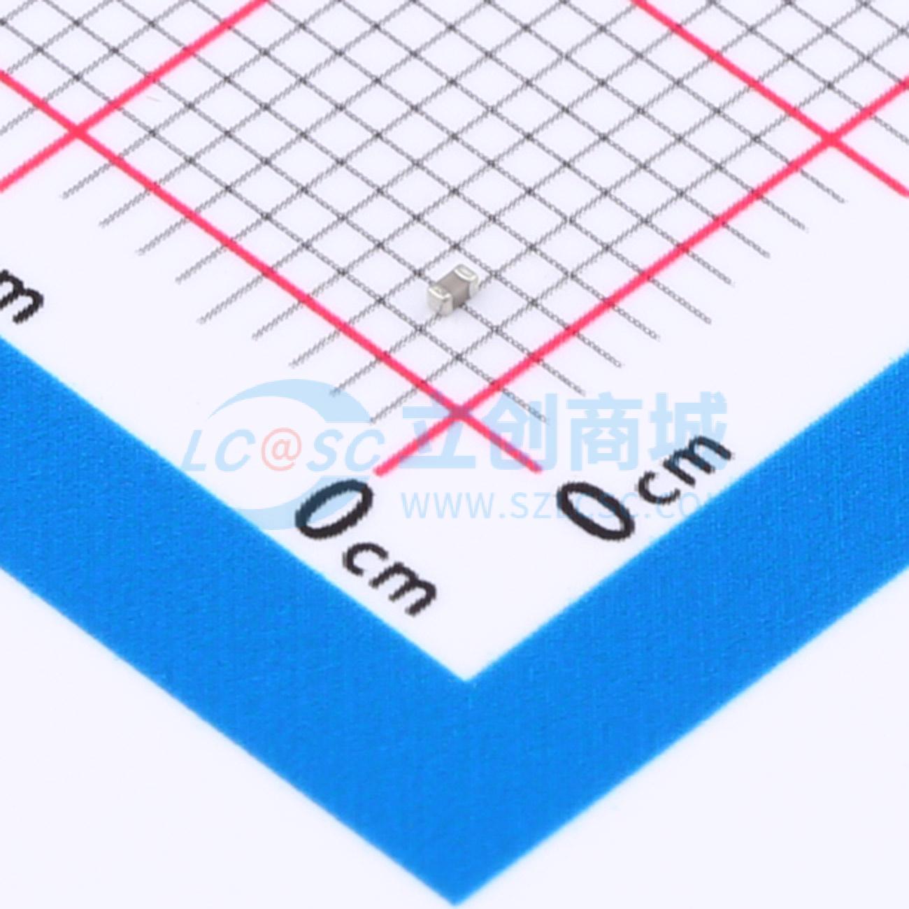 点击查看大图 TCC0402COG100G500AT实物图